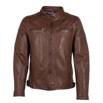 GM Leather jacket 12001-00642-Brown