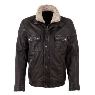 GM Leather jacket 12001-00864-Dark brown