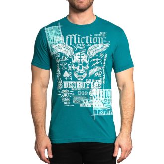 Affliction T-shirt 23984-Blue