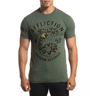Affliction T-shirt 24273-Olive