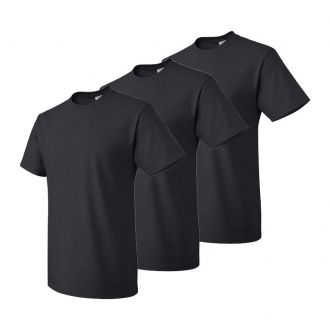 3-pack T-shirts - Over sizes 4XL-5XL -Black