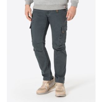 TZ Ben stretch cargo pants-Blue-Anthra minimal