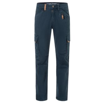 TZ Ben stretch cargo pants-Blue minimal