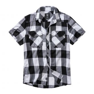 Checkshirt shortsleeve-White/Black