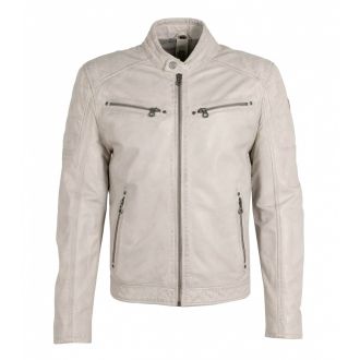 GM Leather jacket 13197-Off white