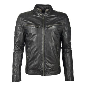 GM Leather jacket 1201-0142-Black