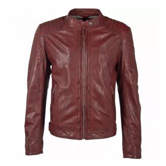 GM Leather jacket 13556-Wine
