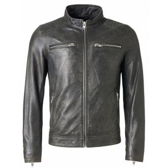 RAB Leather jacket 21871-Black