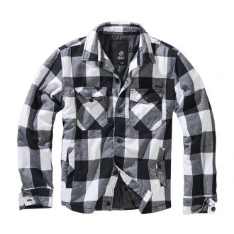 Brandit Lumberjacket-Black/white