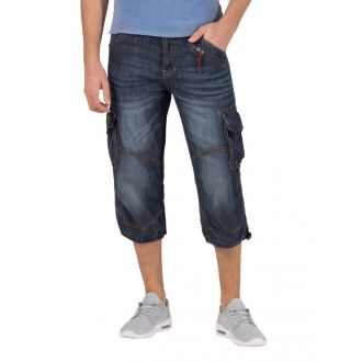 Timezone Miles denim 3/4 shortsit-Indigo vintage