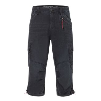 Timezone Miles 3/4 shortsit-Used black