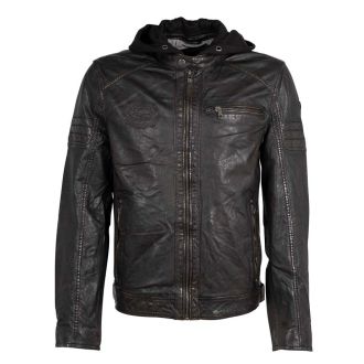 GM Leather jacket 1201-0674-Vintage black