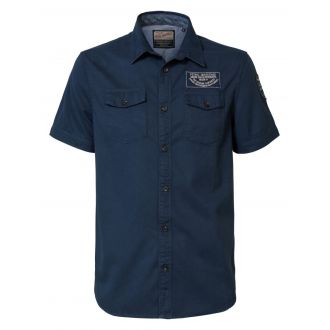 Petrol shortsleeve shirt 407-Navy