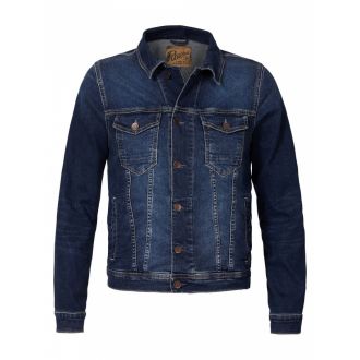 Petrol denim jacket 3090-130 Vintage mid blue
