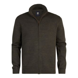Petrol knit jacket 3040-216-Army green
