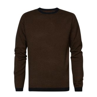 Petrol Longsleeve 3030-238-Blackbrown