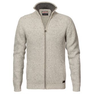 Petrol-Knit jacket 230-natural white