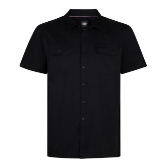 Petrol shortsleeve shirt plus size 1060-4060-Black