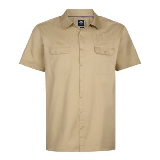 Petrol shortsleeve shirt plus size 1060-4060-Light tan