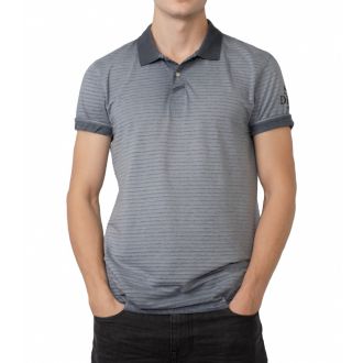 Petrol polo shirt 913-Washed bluegrey