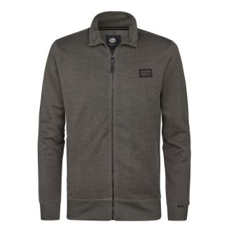 Petrol Sweat zip jacket 3050-301-Beluga