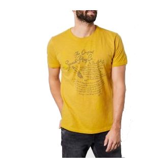 Petrol T-shirt 657-Yellow