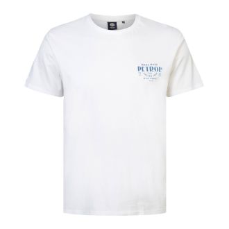 Petrol T-shirt 1040-6030 Plus size-White