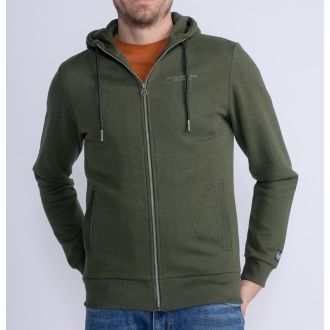 Petrol zip hood 3030-349-Hunter green