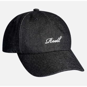 Reell Script Cap-Black denim