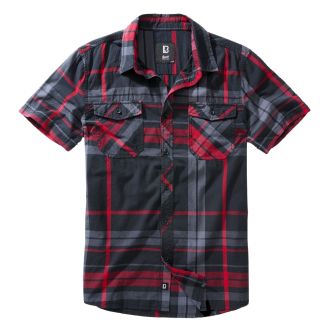 Roadstar shortsleeve shirt-Grey/red