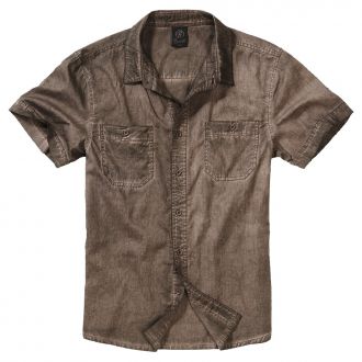 Roadstar shortsleeve shirt-Brown