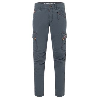 TZ Roger stretch cargo pants-Washed blue