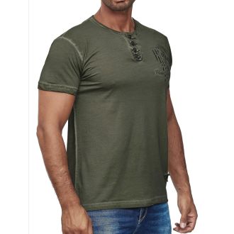 Rysty T-shirt 6784-Dark olive
