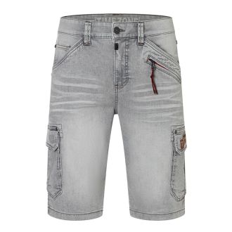 Timezone Ryker Denim shortsit-Light grey