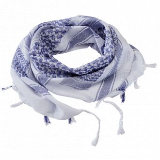 Shemagh Scarf-blue-white