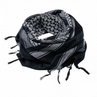 Shemagh Scarf-Black-white
