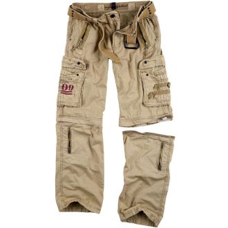 Traveler Zip off pants-Beige