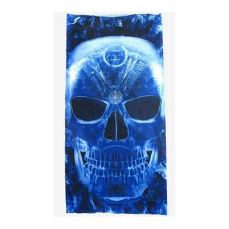 Tuubihuivi Veniz-Blue skull (Lahjatuote-90e)