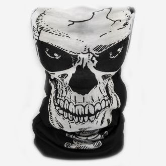 Tuubihuivi Veniz-White skull (Lahjatuote-90e)