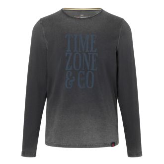 TZ destroyed longsleeve 10327-Washed black