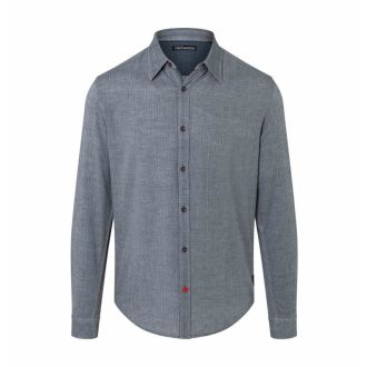 TZ longsleeve shirt 10106-Grey Herringbone