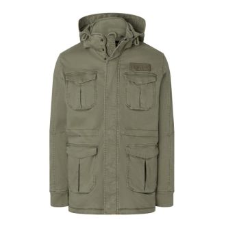 TZ Parka jacket 10067-Washed olive