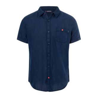 TZ linen shortsleeve 10146-Navy
