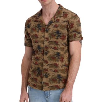 TZ Jersey shortsleeve 30172-Brown-beige