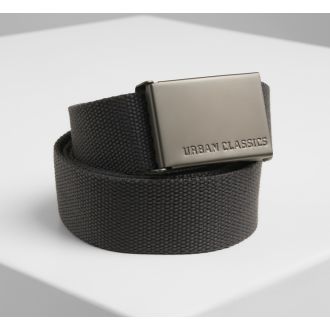 Canvas belt-Dark grey