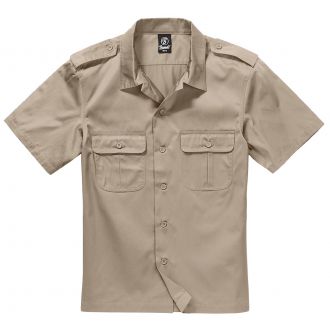 US-Shirt shortsleeve-Beige