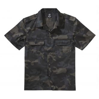 US-Shirt shortsleeve-Blackcamo