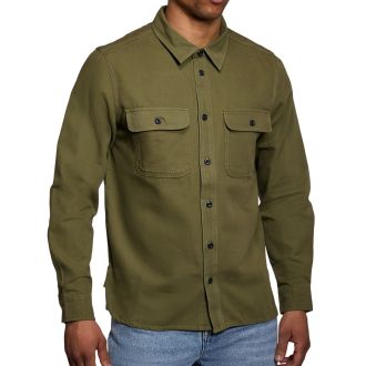 Heavy cotton shirt 3551-Olive