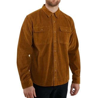Vintage Ind. corduroy shirt-Bronze brown