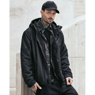 Windbreaker Zip jacket-Black